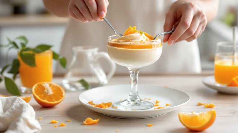 mousse à la clémentine sans gélatine