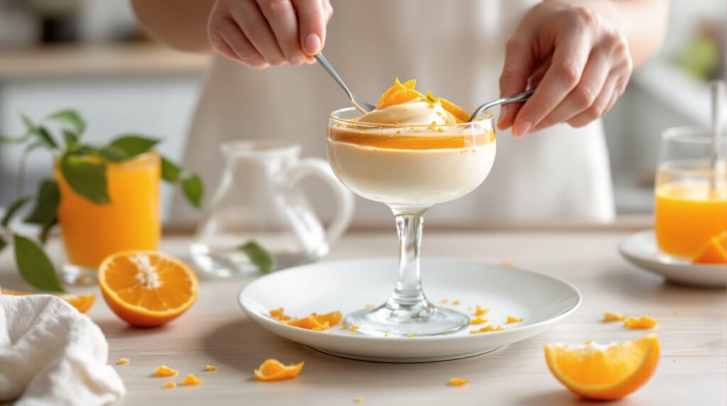 mousse à la clémentine sans gélatine