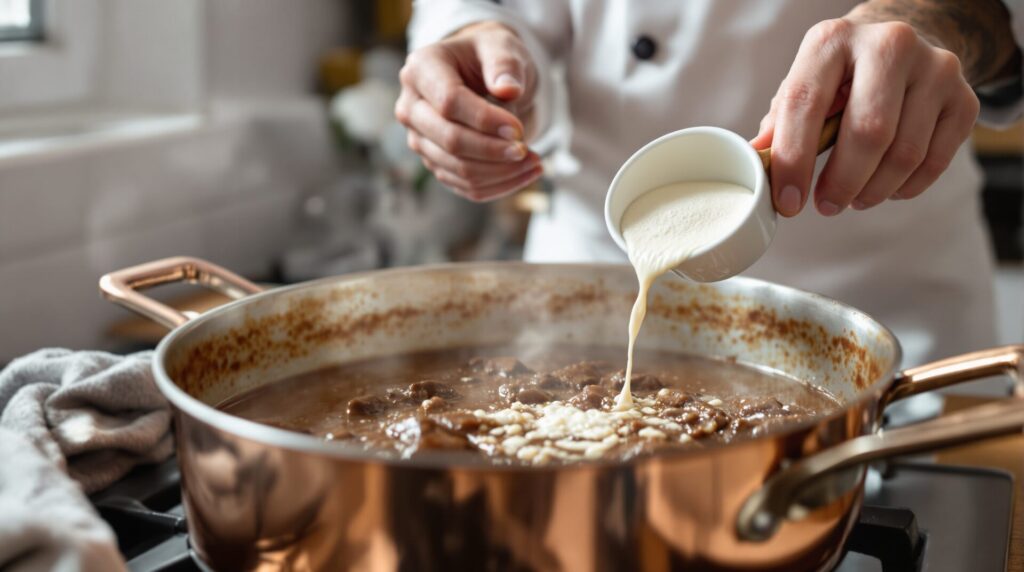 comment épaissir une sauce bourguignon