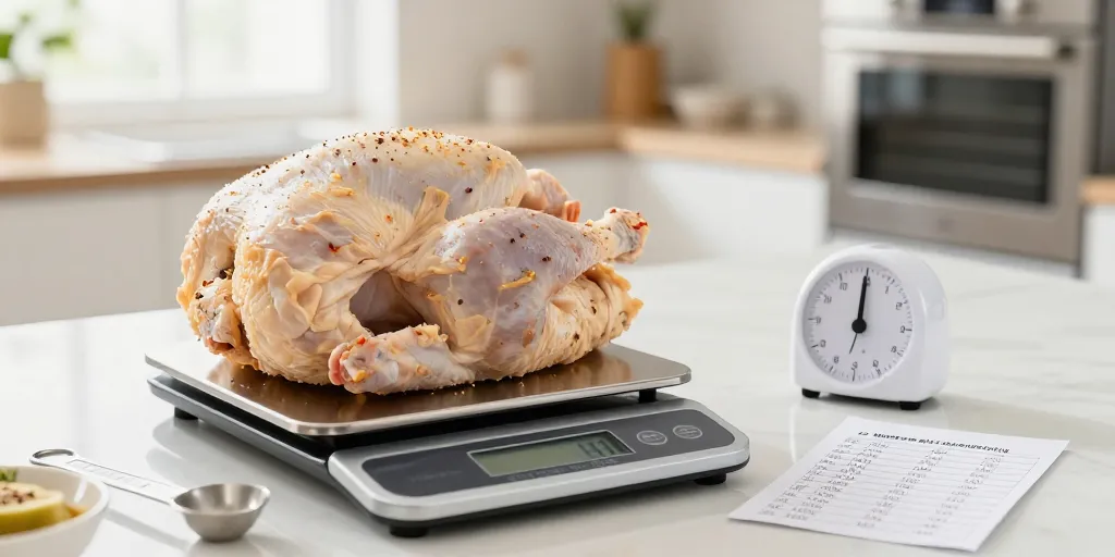 poulet entier au four temps de cuisson