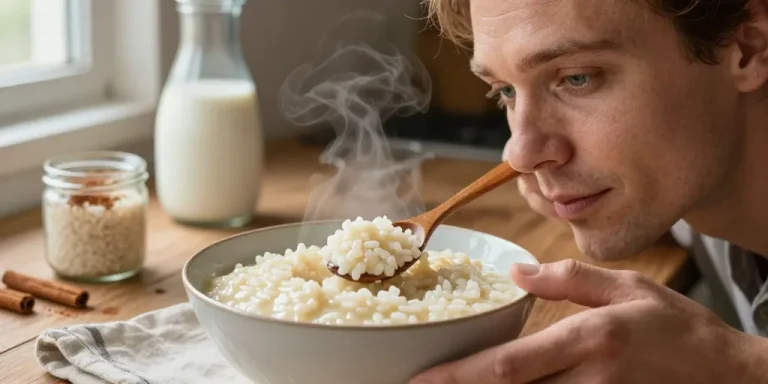 riz au lait avec reste de riz