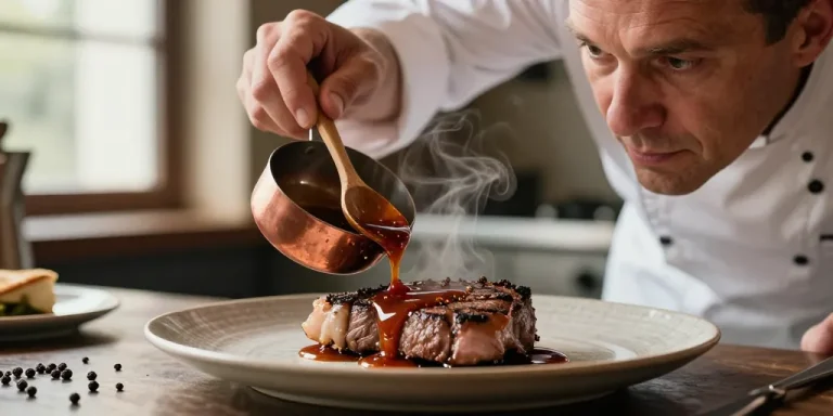 sauce au poivre fond de veau
