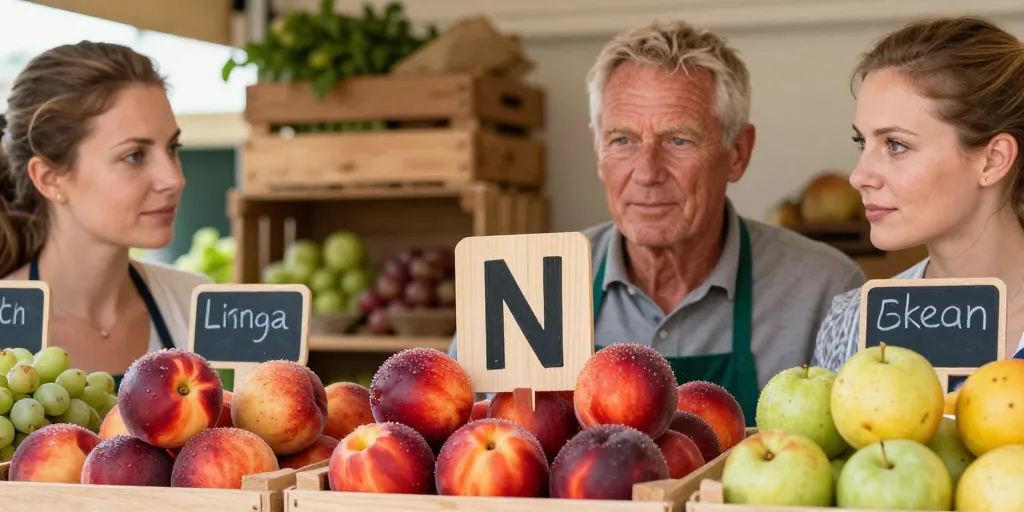 fruit avec n