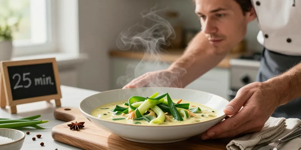 poireaux curry coco
