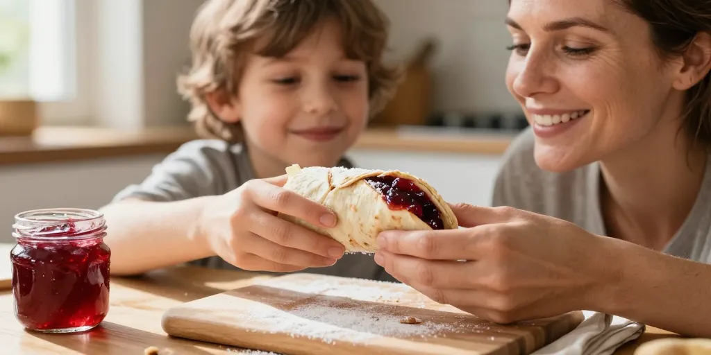 wrap sucre confiture
