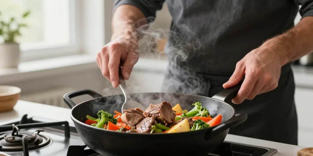 Sauté de veau aux légumes : la recette pour une viande tendre